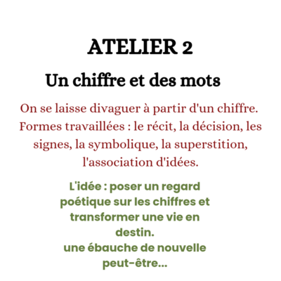 atelier d'écriture/lettronome